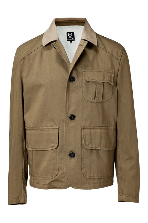 Khaki Cotton Jacket 